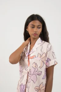Bonne Fin Pajamas in Pink Floral