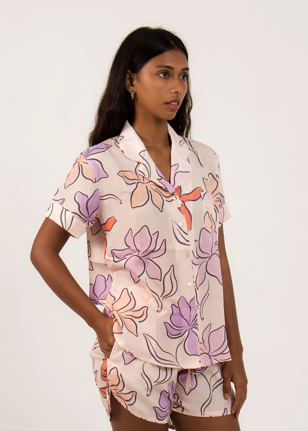 Bonne Fin Pajamas in Pink Floral